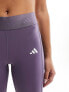 Фото #5 товара adidas Training Hyperglam leggings in violet