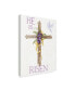 Фото #2 товара Kathleen Parr Mckenna Easter Blessing Saying III with Cross Canvas Art - 20" x 25"