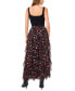 Фото #4 товара Women's Ruffled Floral-Print Maxi Skirt