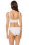 Фото #2 товара Michael Kors 295909 Women's Sea Solids Classic Bikini Top White Size L