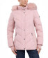 ფოტო #1 პროდუქტის Women's Faux-Fur-Trim Hooded Puffer Coat, Created for Macy's