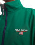 Polo Ralph Lauren Sport Capsule logo overhead lined windrunner in mid green