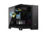 Фото #1 товара CORSAIR 2500X Micro ATX Dual Chamber PC Case, Black/Obsidian Aluminum, CC-901128