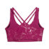 Фото #2 товара Puma Metallic Shine Medium Impact Sports Bra Womens Pink Casual 52503826