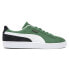 Фото #2 товара Puma Suede Pinstripe Sports Club Lace Up Mens Green Sneakers Casual Shoes 39887