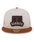 Фото #2 товара Men's Stone, Brown San Francisco Giants 2024 Clubhouse 59FIFTY Fitted Hat