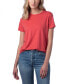 Фото #1 товара Women's Modal Tri-Blend Crew T-shirt