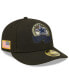 Фото #5 товара Men's Black Dallas Cowboys 2022 Salute To Service Low Profile 59FIFTY Fitted Hat