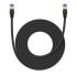 Фото #1 товара Szybki kabel sieciowy LAN RJ45 cat.7 10Gbps plecionka 5m czarny