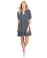 ფოტო #1 პროდუქტის Women's Pufft-Sleeve Popover Dress