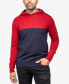 Men's Basic Hooded Colorblock Midweight Sweater