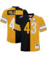 ფოტო #1 პროდუქტის Big Boys Troy Polamalu Black and Gold Pittsburgh Steelers Split Legacy Jersey
