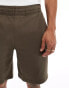 Superdry Essential logo jersey shorts in deep olive tiefes Olive, S - W74-79 - фото #5