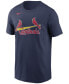 ფოტო #1 პროდუქტის St. Louis Cardinals Men's Swoosh Wordmark T-Shirt