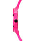 Unisex Forever Pink Silicone Strap Watch 44mm