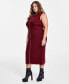 Trendy Plus Size Zip-Front Sweater Dress, Created for Macy's