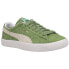 Фото #2 товара Puma Suede Vintage Lace Up Mens Green Sneakers Casual Shoes 374921-15