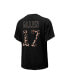Women's Threads Josh Allen Black Buffalo Bills Leopard Player Name and Number T-shirt