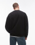 Фото #4 товара Topman relaxed fit sweatshirt in black