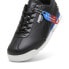 Фото #8 товара Puma BMW M Motorsport Roma Via Mens Black Leather Motorsport Sneakers Shoes