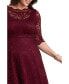 ფოტო #3 პროდუქტის Women'sPlus Size Leona Lace Long Formal Gown