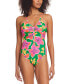Фото #1 товара Women's Shirred-Front One-Piece Swimsuit
