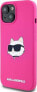 Karl Lagerfeld Karl Lagerfeld KLHMP15SSCHPPLF iPhone 15 / 14 / 13 6.1" różowy/fuschia hardcase Silicone Choupette Head MagSafe