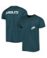 Men's Threads Midnight Green Philadelphia Eagles Tri-Blend Pocket T-shirt
