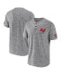ფოტო #2 პროდუქტის Men's NFL x Darius Rucker Collection by Heather Gray Tampa Bay Buccaneers Slub Henley T-shirt