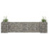 Фото #3 товара H-Shaped Gabion Planter Steel Wire 102.4"x15.7"x23.6"