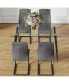 Фото #3 товара Glass Dining Table with 4 Chairs