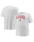 Фото #2 товара Men's White Alabama Crimson Tide Big and Tall Arch Over Wordmark T-shirt