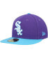 ფოტო #4 პროდუქტის Men's Purple Chicago White Sox Vice 59FIFTY Fitted Hat