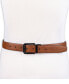 ფოტო #6 პროდუქტის Men's Reversible Faux-Leather Stretch Dress Belt