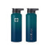IRON FLASK 40oz Wide Mouth Sports Water Bottle - 3 Lids, Leak Proof, Double