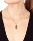 Фото #2 товара EFFY Collection eFFY® Multi-Gemstone (5/8 ct. t.w.) & Diamond Accent Hamsa Hand 18" Pendant Necklace in 14k Gold
