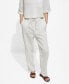 ფოტო #1 პროდუქტის Women's Elastic Waist Cotton Pants