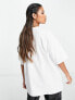 Фото #4 товара Something New X Naomi Anwer oversized t-shirt in white