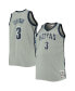 Фото #2 товара Men's Allen Iverson Gray Georgetown Hoyas Big and Tall 1995-96 Replica Player Jersey