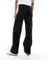 Фото #2 товара Vero Moda Tall Kayla button front wide leg jeans in black