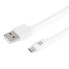 Фото #1 товара Универсальный кабель USB-MicroUSB Maillon Technologique MTBMUW241 Белый 1 m (1 m)