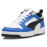Фото #2 товара Puma Rebound V6 Low Lace Up Mens Blue, White Sneakers Casual Shoes 39232816