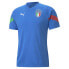 Фото #1 товара Puma Figc Player V Neck Short Sleeve Soccer Training Jersey Mens Blue 76708003