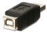 Lindy USB Adapter Type A-M/B-F - USB A - USB B - Black