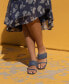 ფოტო #6 პროდუქტის Women's Monyka Woven Double Band Dress Sandals