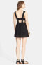 Free People 241968 Womens Sleeveless Lace Cutout Mini Dress Black Size Medium