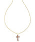 Фото #1 товара Kendra Scott gracie Crystal Cross Pendant Necklace, 19"