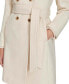 ფოტო #8 პროდუქტის Women's Double-Breasted Belted Coat