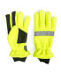 Men's High Vis Waterproof Fleece Gloves, High Vis Green