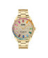 ფოტო #1 პროდუქტის Women's Preston Rainbow Gold-Tone Bracelet Watch 36mm